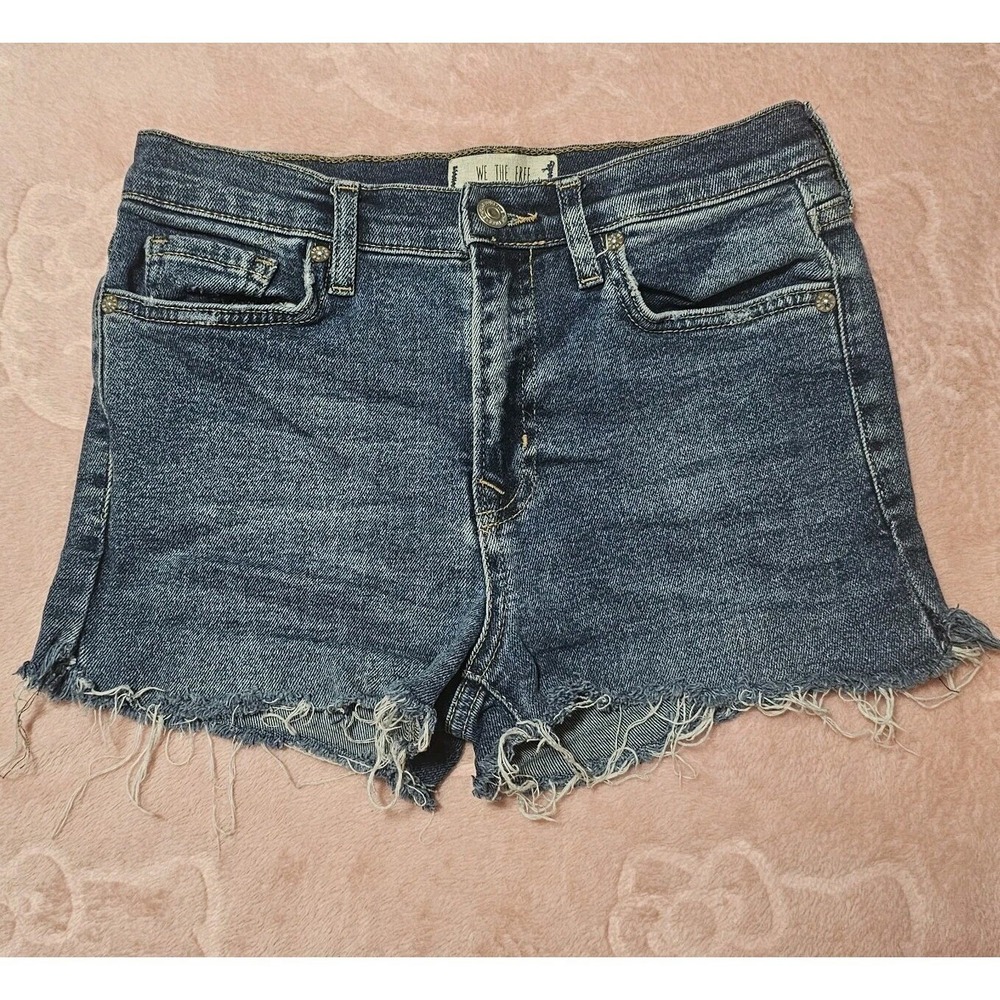We The Free Denim Short Shorts Women's Size 27 Waist Gently Used